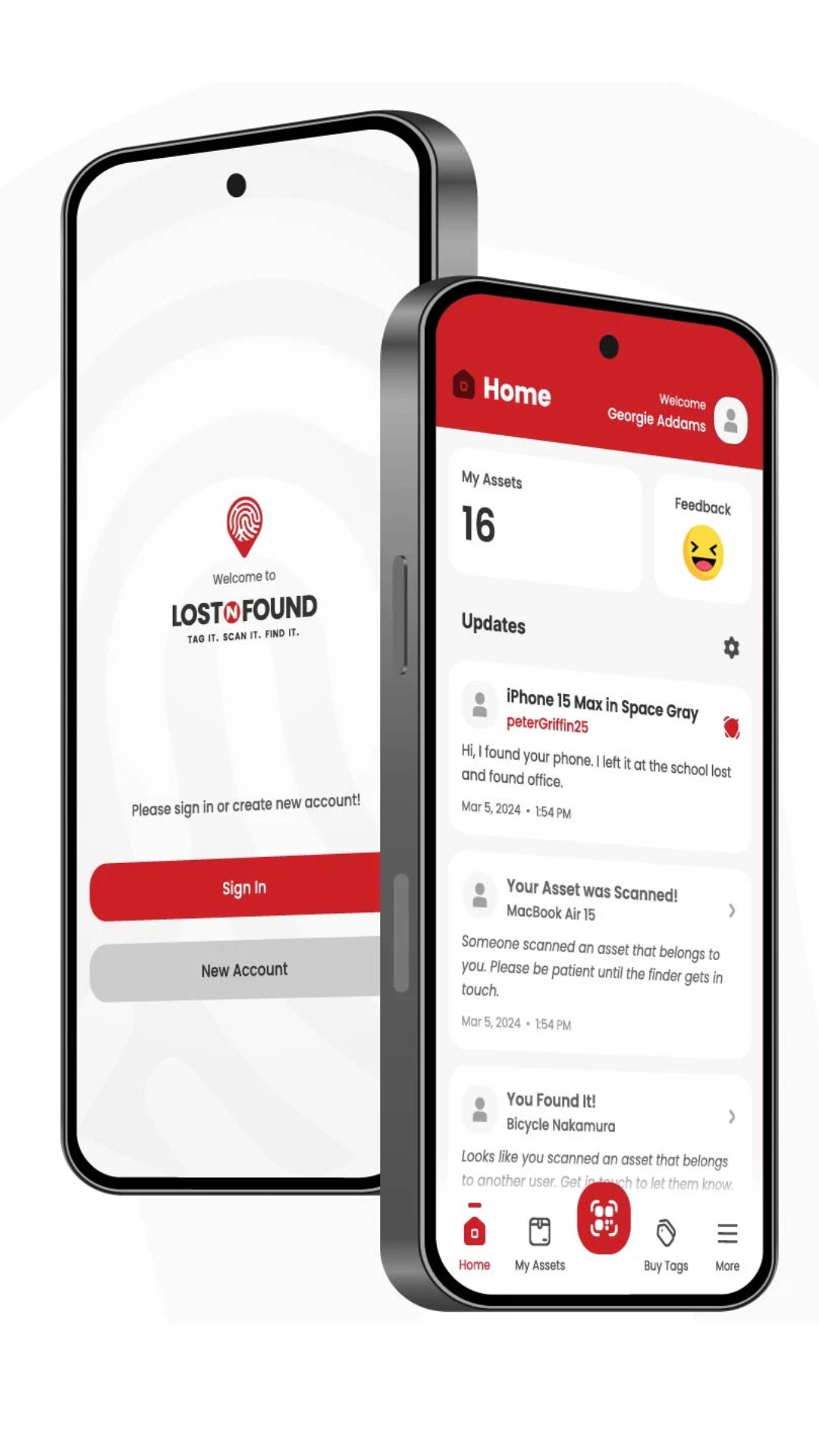 LostNFound AI Application